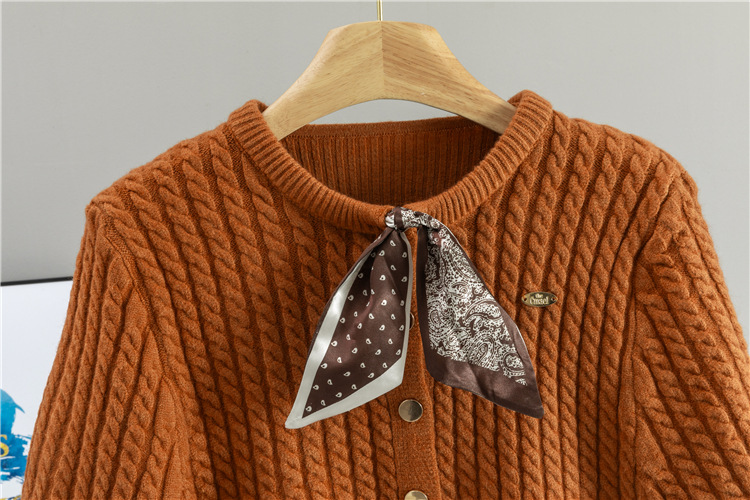 Spring and autumn sweater cloak 2pcs set for women