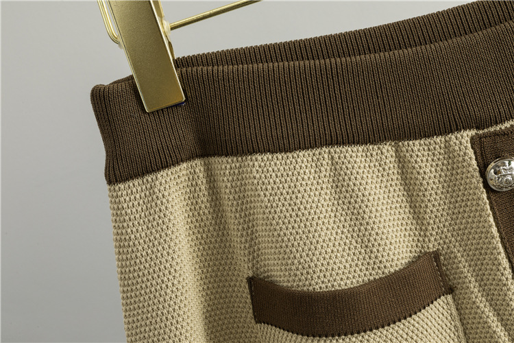 Spring and autumn Casual sweater knitted skirt 2pcs set