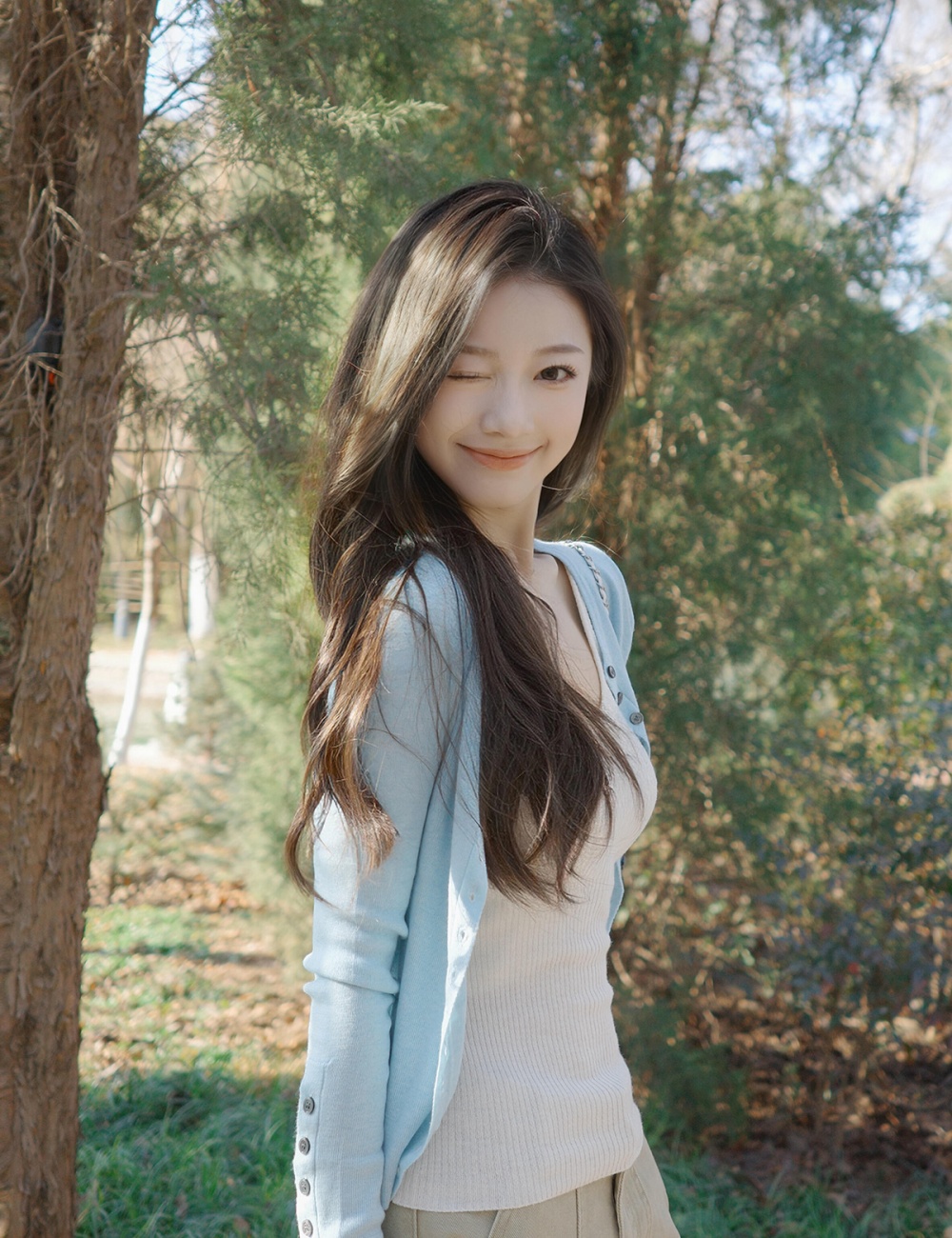 All-match coat bottoming shirt 2pcs set for women