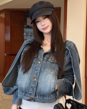 Retro Korean style niche shawl fashion short tops for women