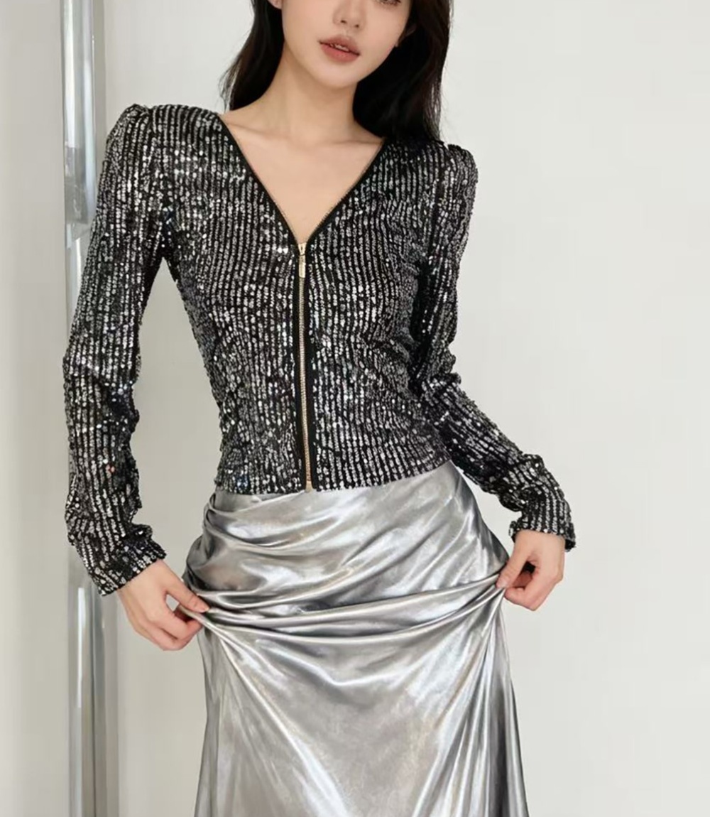 Long sleeve sunscreen cardigan unique seamless coat for women