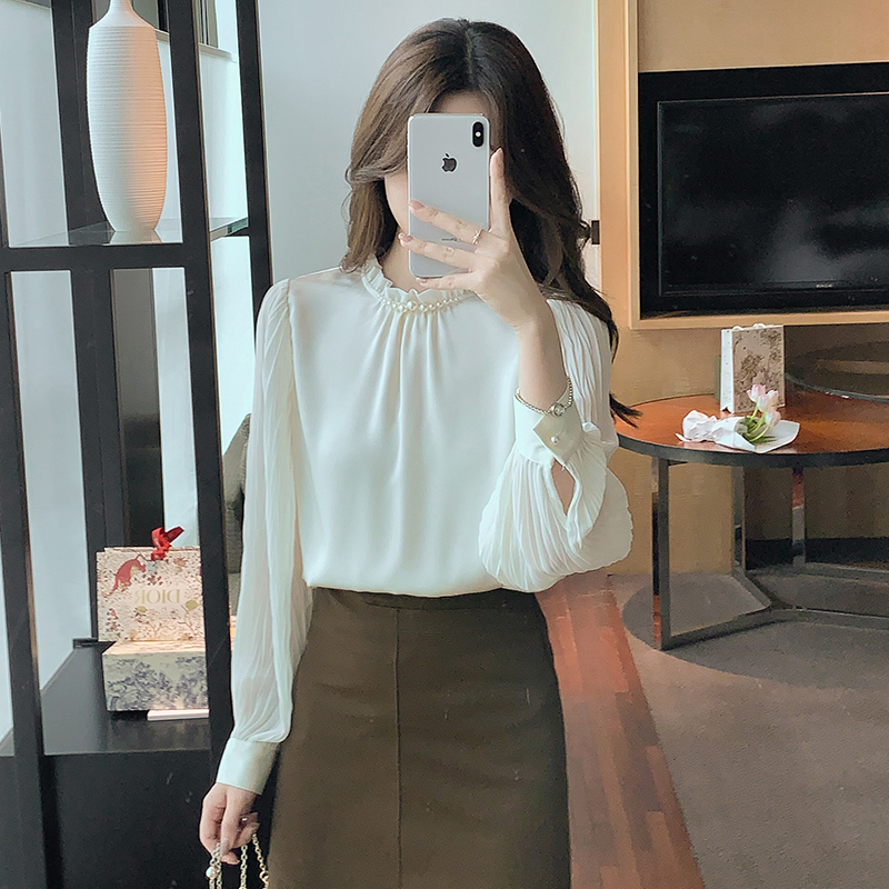 All-match tops Korean style shirt for women