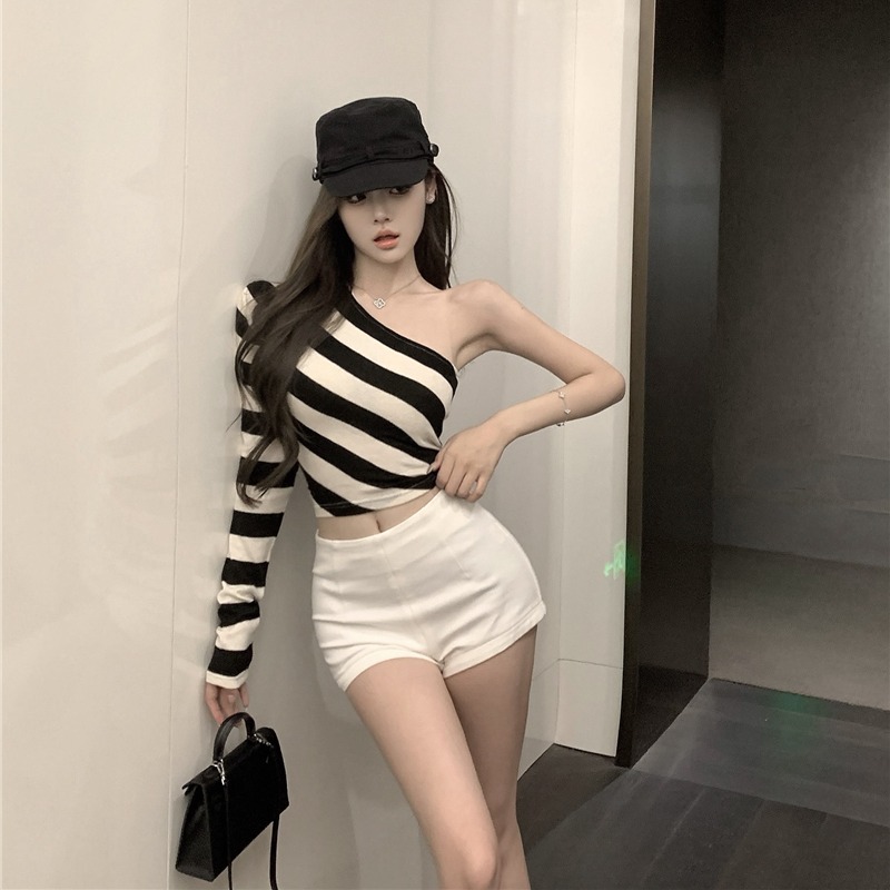 Loose autumn T-shirt Korean style Casual tops for women