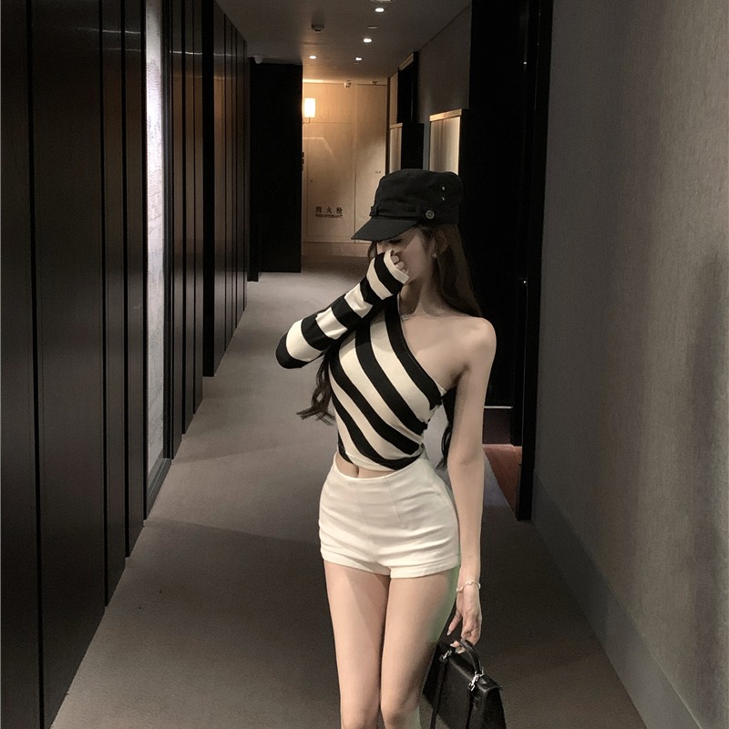 Loose autumn T-shirt Korean style Casual tops for women