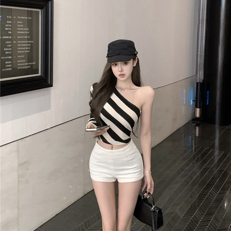 Loose autumn T-shirt Korean style Casual tops for women