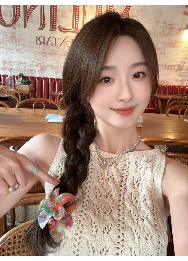 Round neck sling small shirt sleeveless tops for women