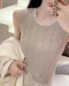 Bottoming sleeveless tops slim spring and summer vest