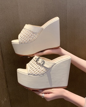 Half thick crust slippers summer tet shoes for women