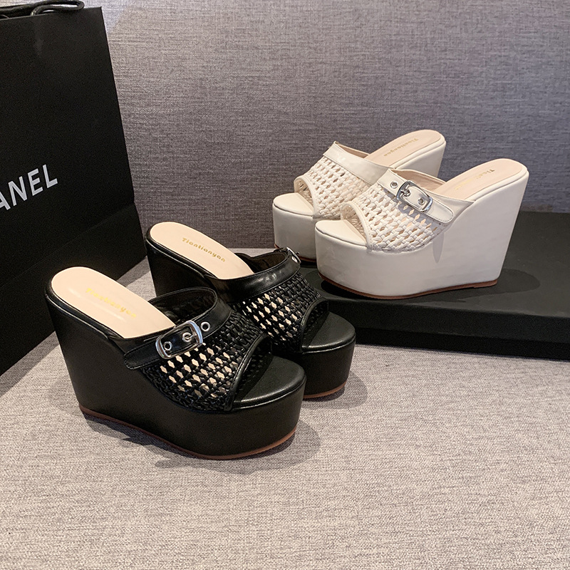 Half thick crust slippers summer tet shoes for women