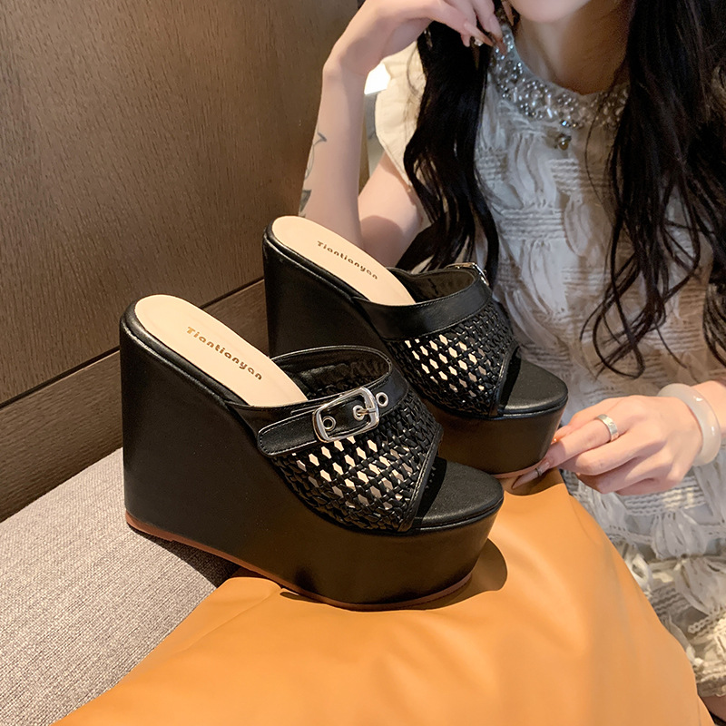 Half thick crust slippers summer tet shoes for women