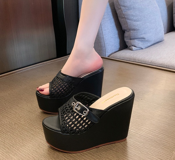 Half thick crust slippers summer tet shoes for women