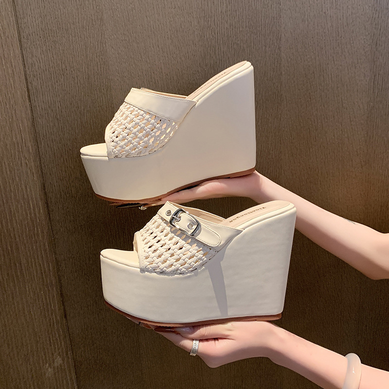 Half thick crust slippers summer tet shoes for women