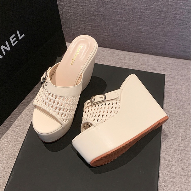 Half thick crust slippers summer tet shoes for women