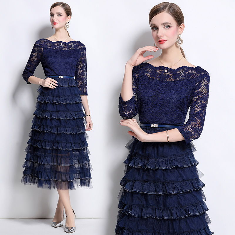 Sweet ladies long dress beautiful dress for women