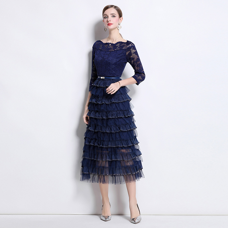 Sweet ladies long dress beautiful dress for women