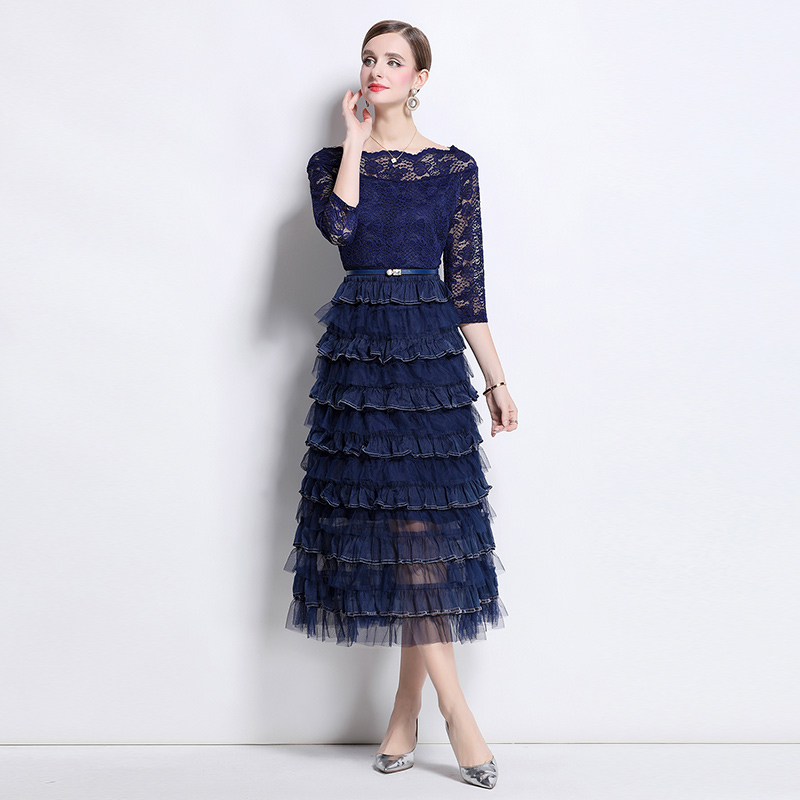 Sweet ladies long dress beautiful dress for women