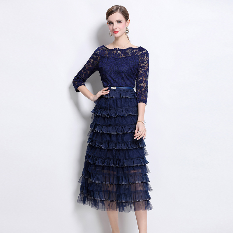 Sweet ladies long dress beautiful dress for women