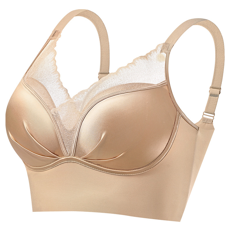 Enticement satin Bra lace vest