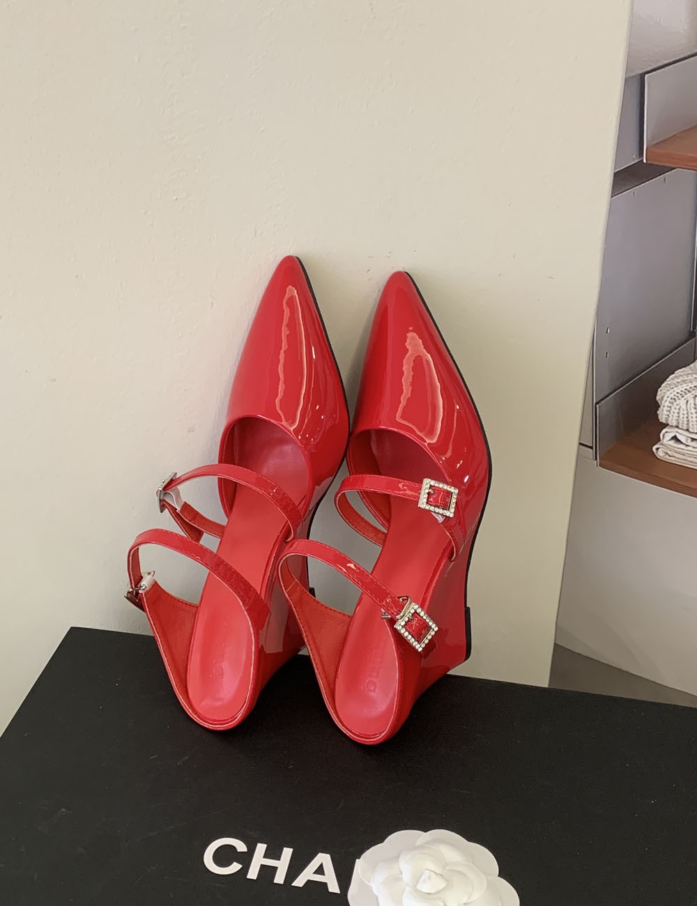 Fashion summer slippers high-heeled high-heeled shoes