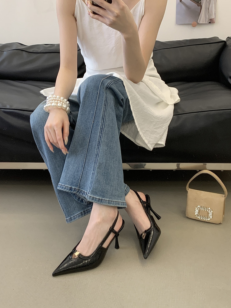 Fashion temperament shoes fine-root high-heeled shoes