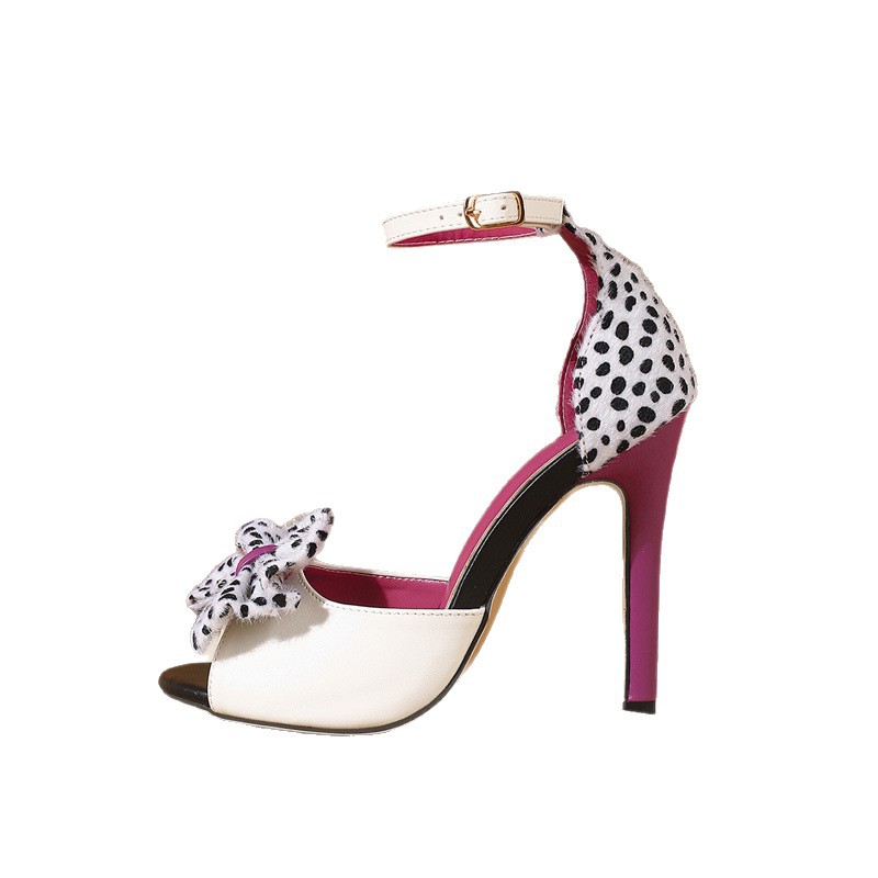 Fine-root high-heeled shoes cingulate sandals for women