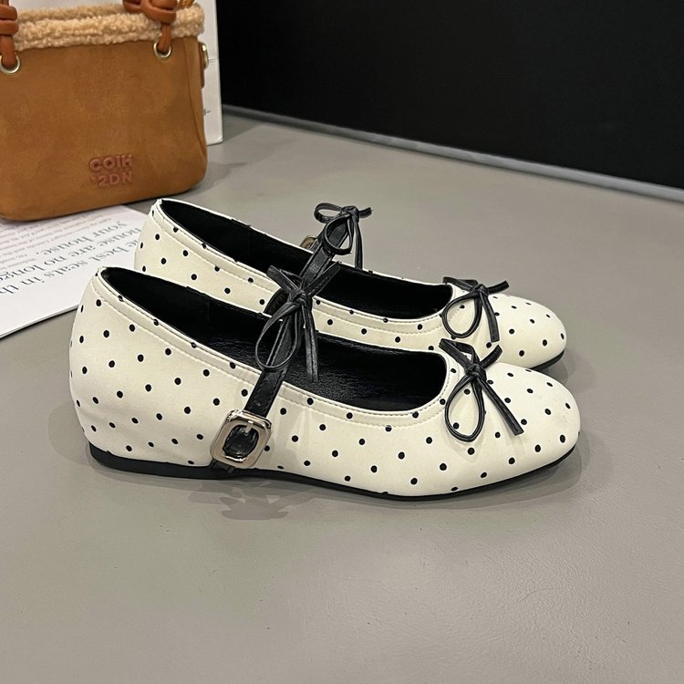 Lady France style bow within increased fashion shoes