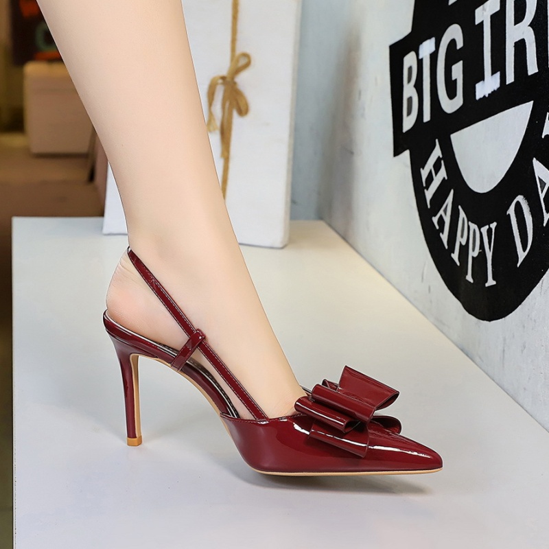 Low shoes fine-root high-heeled shoes for women