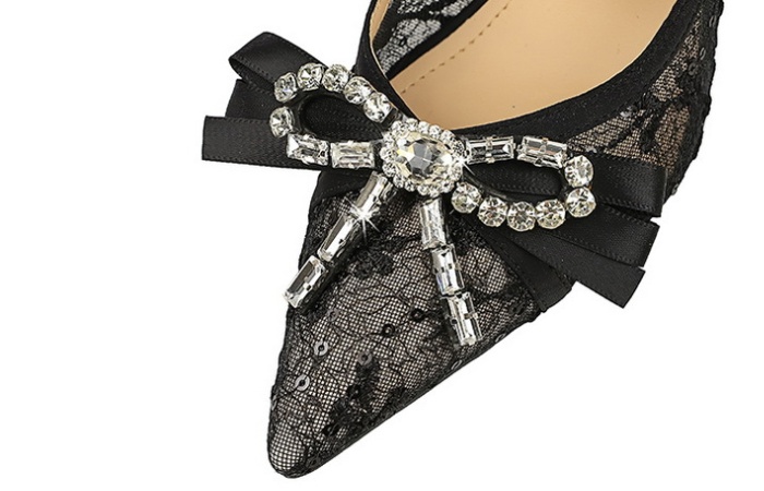 Temperament shoes gauze high-heeled shoes for women