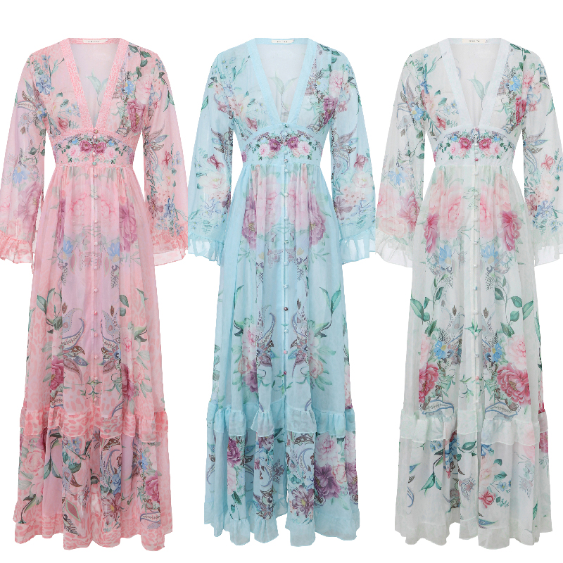 Vacation spring and summer dress