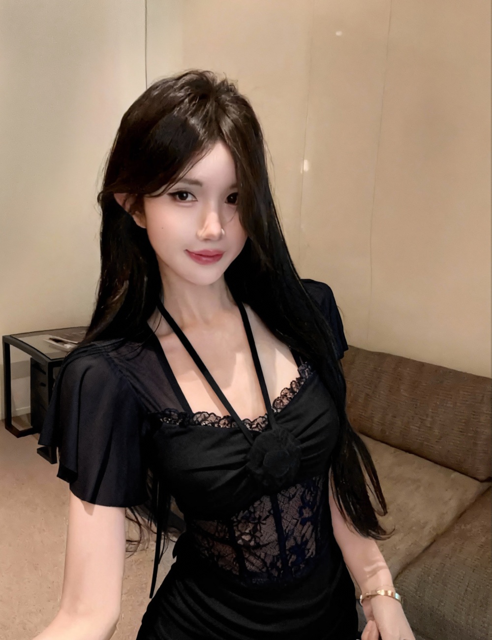 Bottoming short sleeve tight sexy gauze dress