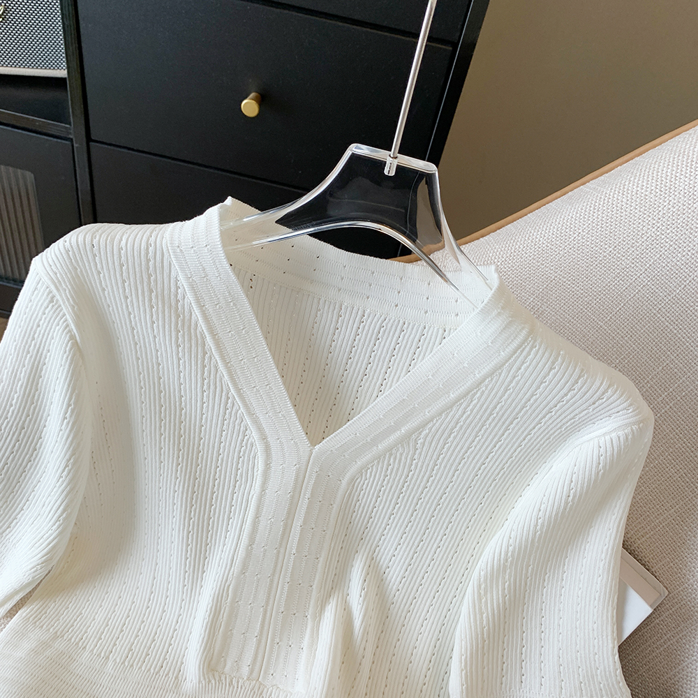 Inside the ride all-match tops summer ice silk T-shirt for women