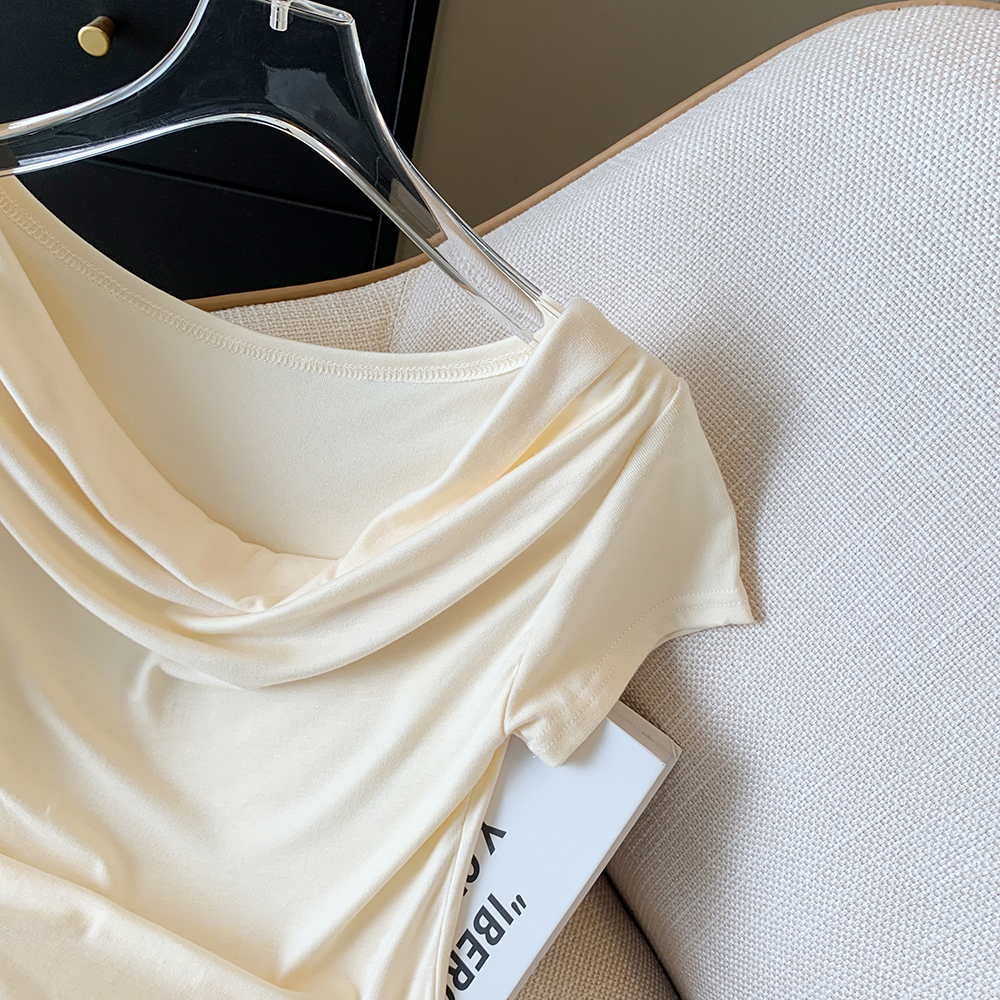 Short sleeve summer short T-shirt spicegirl slim tops