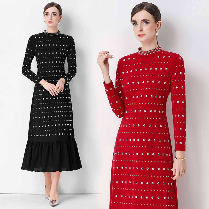 Ladies France style slim temperament commuting dress