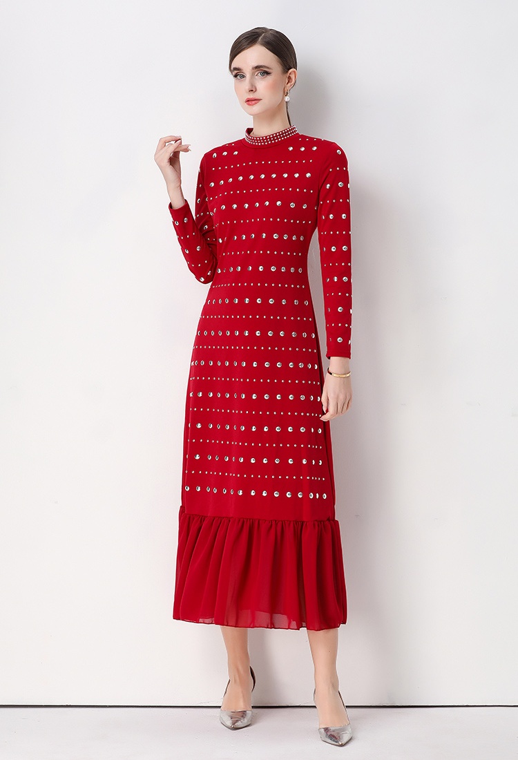 Ladies France style slim temperament commuting dress