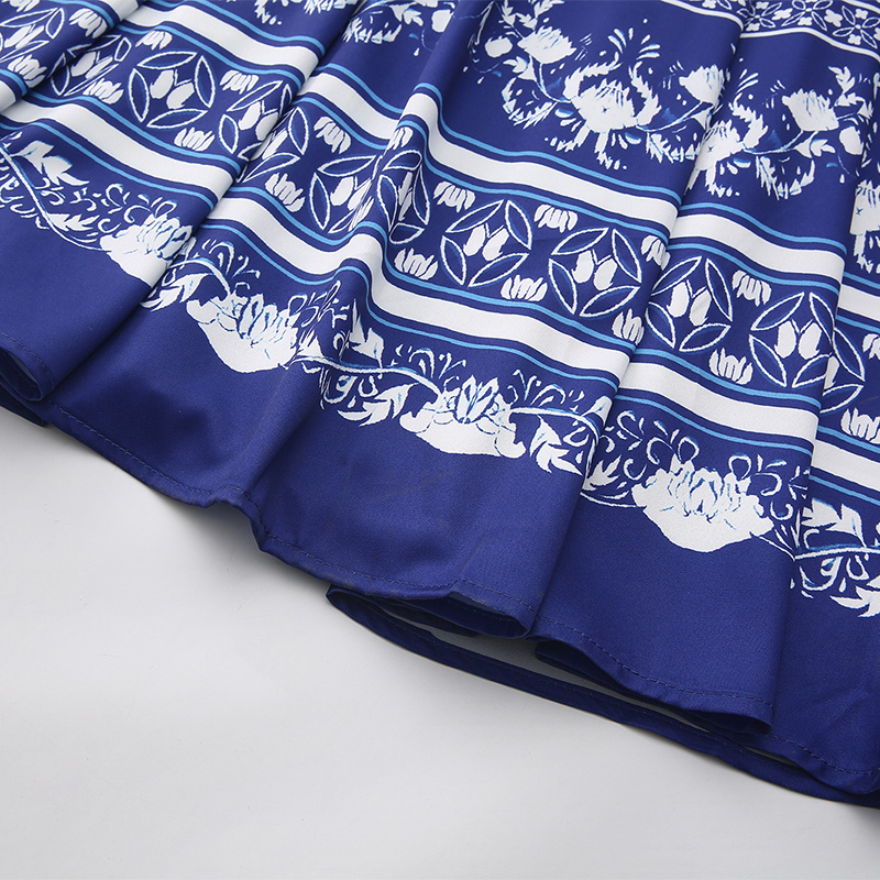 Temperament spring and summer retro long dress