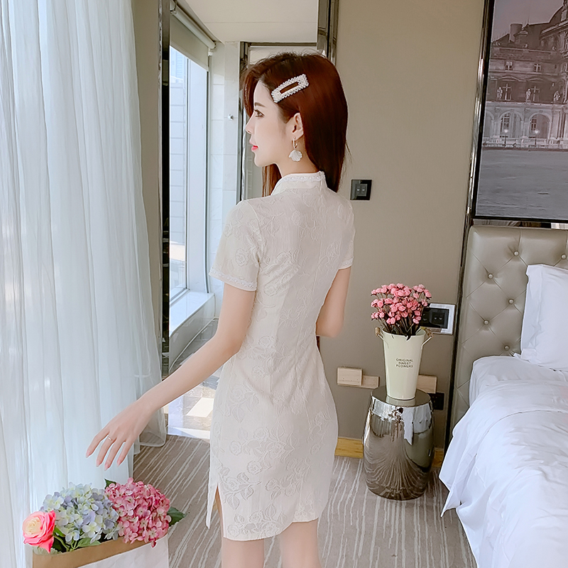 Maiden Chinese style fashion dress summer light cheongsam