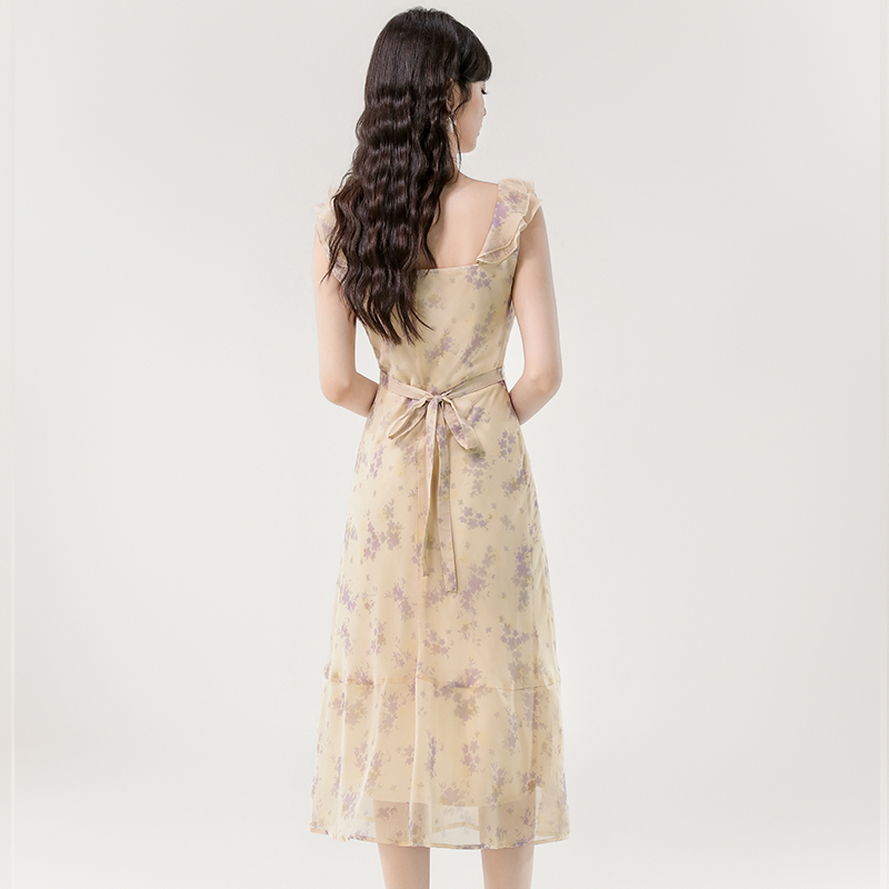 France style long dress temperament dress for women