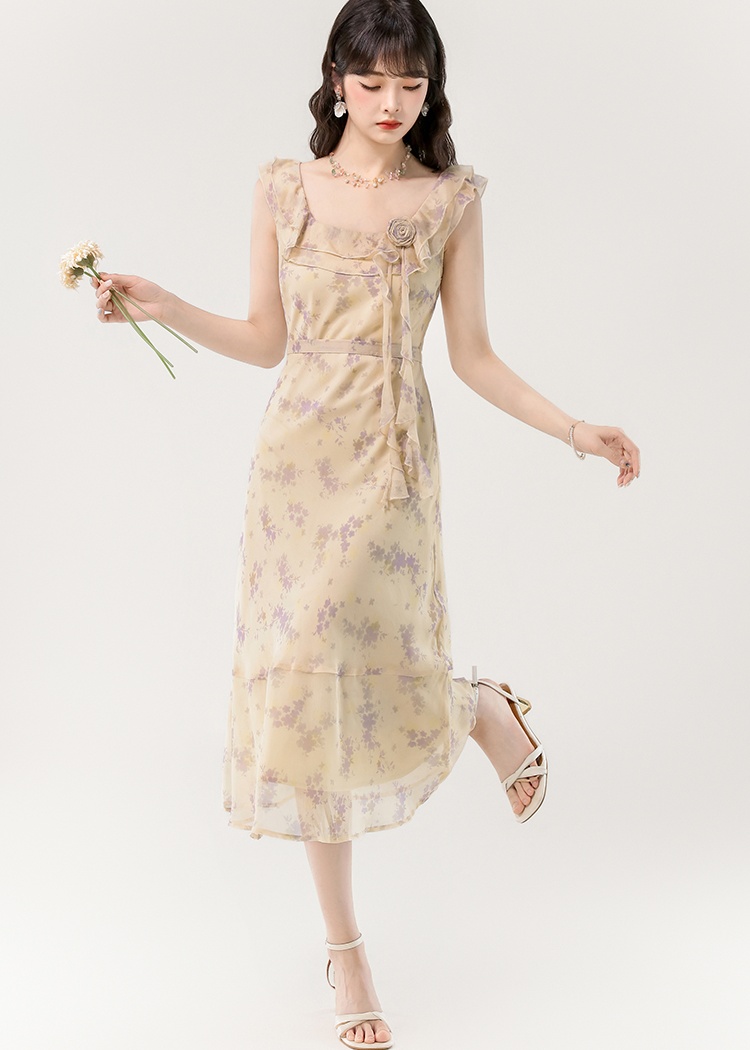 France style long dress temperament dress for women