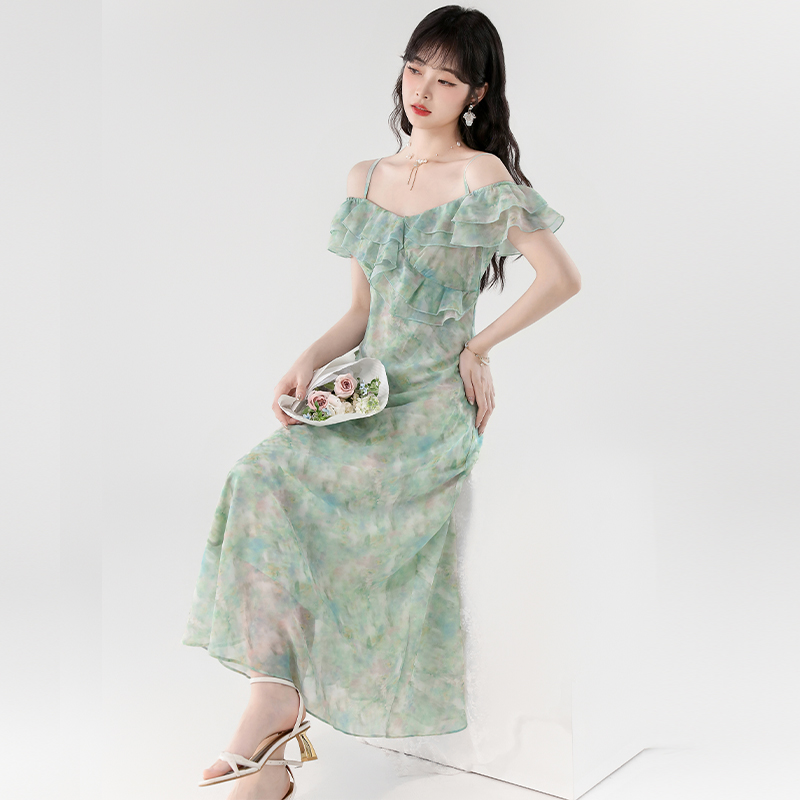 Summer fashion light romantic dress for women