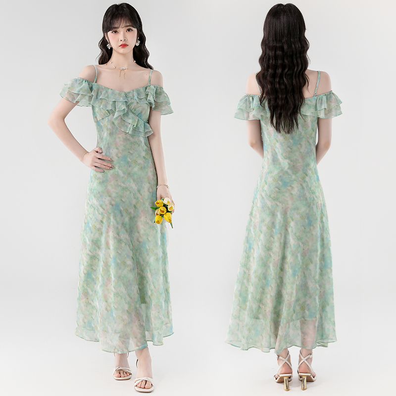 Summer fashion light romantic dress for women