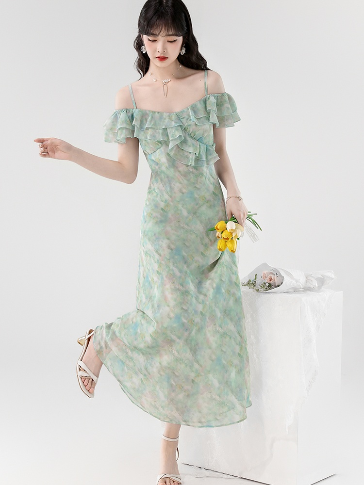 Summer fashion light romantic dress for women
