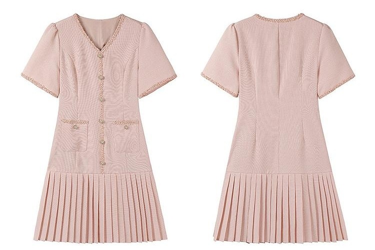 Summer fashion fat sister chanelstyle large yard dress