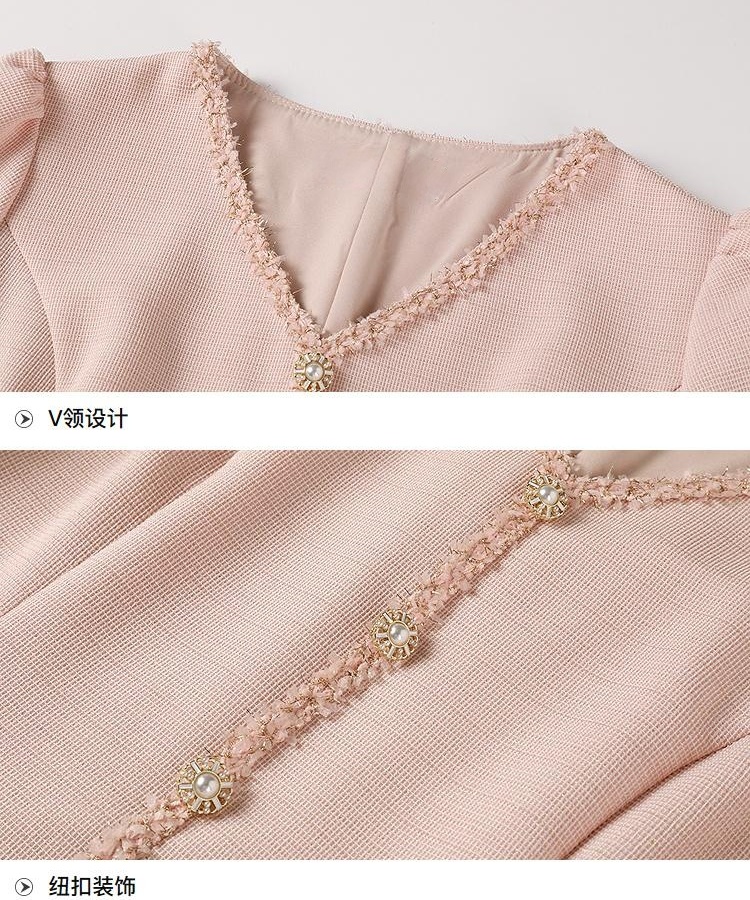 Summer fashion fat sister chanelstyle large yard dress