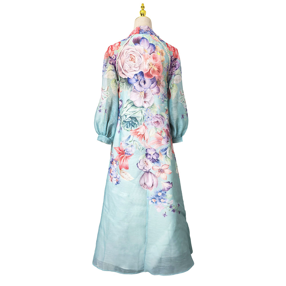 Bow frenum long dress vacation elegant style jumpsuit