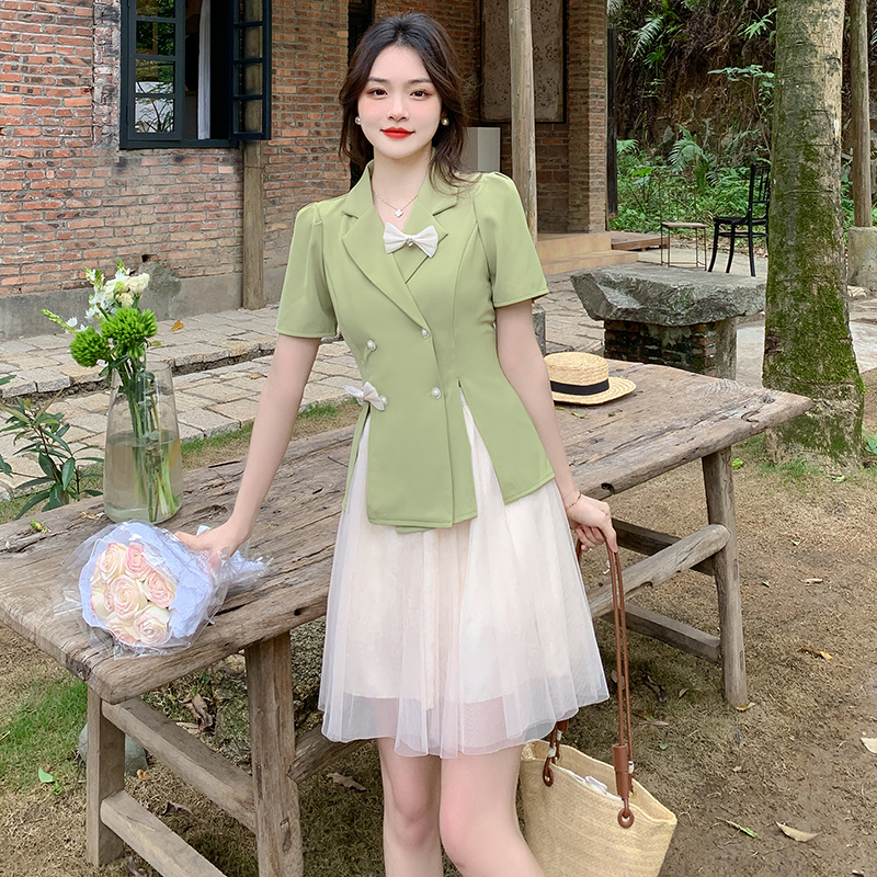 Show young gauze Sexy underwear summer sweet tops 2pcs set