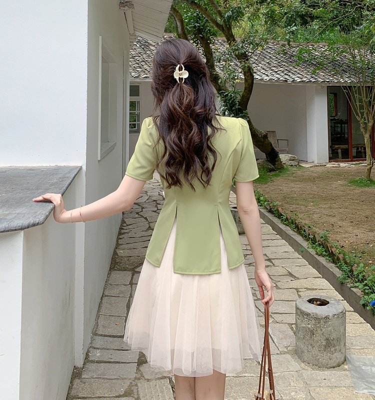 Show young gauze Sexy underwear summer sweet tops 2pcs set