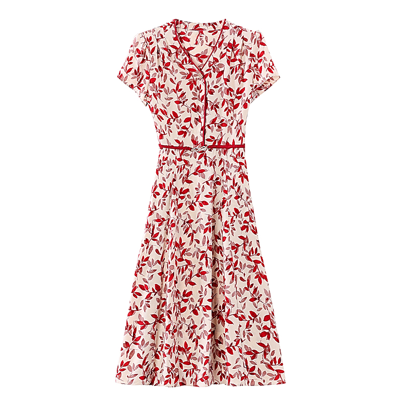 Decorous middle-aged grace dress for women