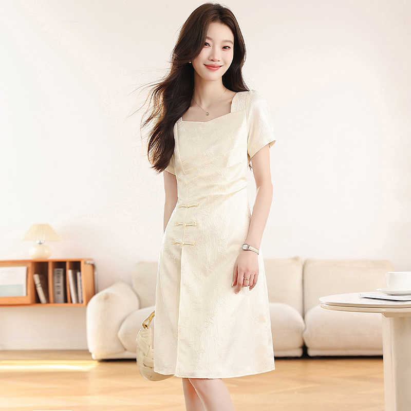 Chinese style dress summer cheongsam for women