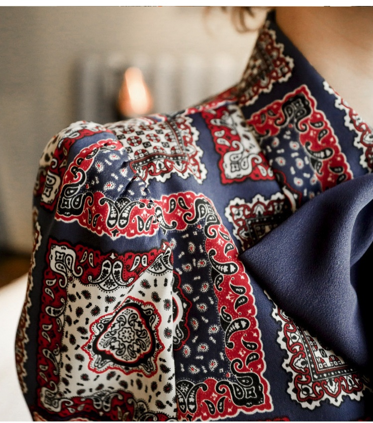 France style tops single-breasted shirt for women