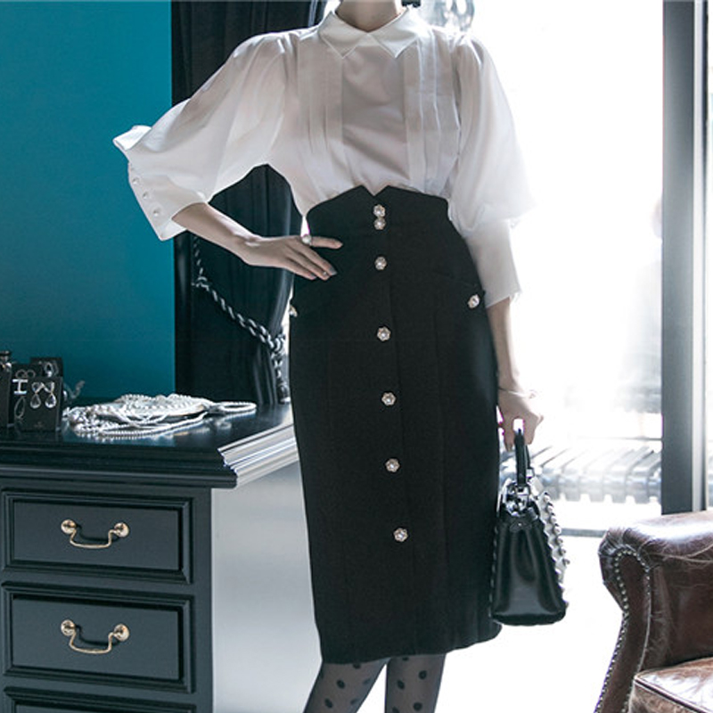 Puff sleeve shirt inside the ride tops for women